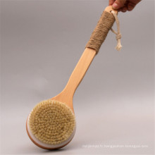 brosse de nettoyage ronde en bois de haute qualité